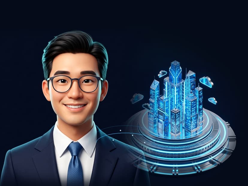 1명의 창업자가 회사 오피스 전체 시스템을 총괄하는 3D 아트